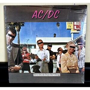 New / Sealed AC/DC "Dirty Deeds Done Dirt Cheap" LP 2003 Remastered 180g
